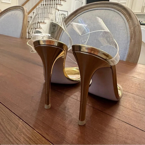 Gianvito Rossi Metropolis sandals in laminated leather and PVC - Picture 5 of 5